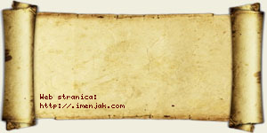 Alimpije Jevčić vizit kartica